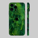 iPhone 16 Pro Max - Zöld festék mintás hátlap fólia