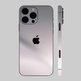 iPhone 16 Pro - Szatén metál sötét szürke hátlap fólia