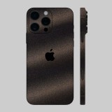 iPhone 16 Pro - Szemcsés matt fekete hátlap fólia
