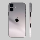 iPhone 16 - Szatén metál sötét szürke hátlap fólia