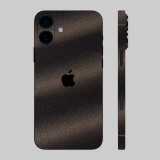 iPhone 16 - Szemcsés matt fekete hátlap fólia
