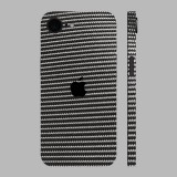 iPhone 16e - 3D fekete karbon hátlap fólia