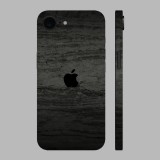 iPhone 16e - Fekete fa mintás hátlap fólia