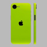 iPhone 16e - Fényes metál lime hátlap fólia