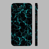 iPhone 16e - Kék füstcsíkos hátlap fólia