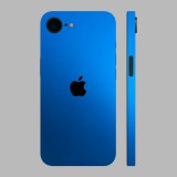 iPhone 16e - Matt króm világoskék hátlap fólia