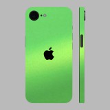 iPhone 16e - Matt metál lime hátlap fólia