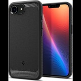 iPhone 16e Spigen Rugged Armor Szilikon Telefonvédő Ütésállóság, Magsafe, Fekete (ACS09152)