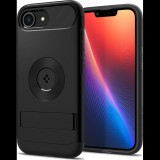 iPhone 16e Spigen Slim Armor Mag Szilikon Telefonvédő Műanyag Hátlap, Magsafe, Fekete (8809971239592)