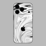 iPhone 17 Pro - Black and white liquid hátlap fólia