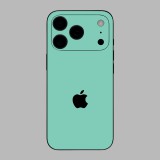 iPhone 17 Pro - Fényes tiffany blue hátlap fólia