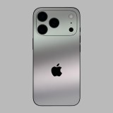 iPhone 17 Pro - Matt króm ezüst hátlap fólia