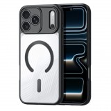 IPHONE 17 PRO MAX DUX DUCIS case AIMO MAG kompatibilis a MagSafe for (nyitott gyűrűs verzió) fekete színnel