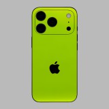 iPhone 17 Pro Max - Fényes metál lime hátlap fólia