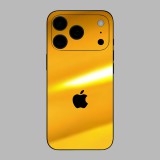 iPhone 17 Pro Max - Matt króm arany hátlap fólia