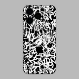 iPhone 17 Pro Max - Monokróm graffiti hátlap fólia