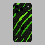 iPhone 17 Pro - Zöld karmolásos hátlap fólia