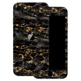 iPhone SE 2020 - Fekete-arany márvány fólia