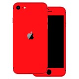 iPhone SE 2020 - Fényes piros hátlap fólia