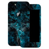 iPhone SE 2020 - Kék márvány mintás fólia
