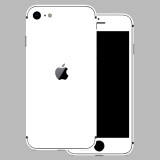 iPhone SE 2020 - Matt fehér fólia