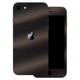 iPhone SE 2020 - Szemcsés matt fekete hátlap fólia