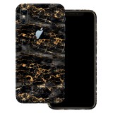 iPhone X - Fekete-arany márvány fólia