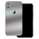 iPhone X - Matt króm ezüst fólia