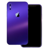 iPhone X - Matt króm szatén lila fólia
