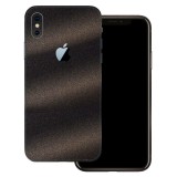 iPhone X - Szemcsés matt fekete fólia