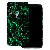 iPhone X - Zöld füstcsíkos fólia
