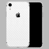 iPhone XR - 3D fehér karbon fólia