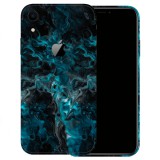 iPhone XR - Kék márvány mintás fólia
