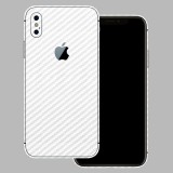 iPhone XS - 3D fehér karbon fólia