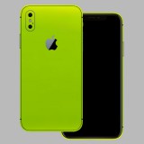 iPhone XS Max - Fényes metál lime fólia