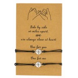 Iránytűs barátság karkötő