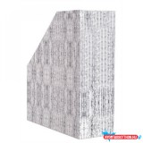 Iratpapucs 9cm, karton, Bluering® textil szürke