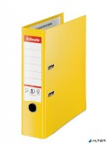 Iratrendező, 80 mm, A4, PP, élvédő sínnel, ESSELTE "Standard Plus", Vivida sárga