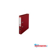 Iratrendezõ A4, 5cm, PP élvédõ sínnel, Esselte Standard Vivida bordó