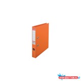 Iratrendezõ A4, 5cm, PP élvédõ sínnel, Esselte Standard Vivida narancssárga