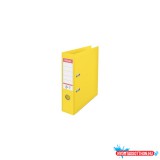 Iratrendezõ A4, 7,5cm, PP élvédõ sínnel, Esselte Standard Vivida citromsárga