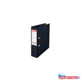 Iratrendezõ A4, 7,5cm, PP élvédõ sínnel, Esselte Standard Vivida fekete