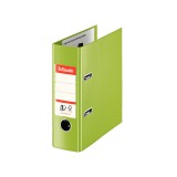 Iratrendezõ A4, 7,5cm, PP élvédõ sínnel, Esselte Standard Vivida világoszöld