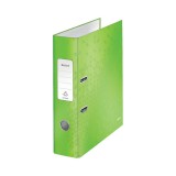 Iratrendezõ A4, 8cm, karton Leitz 180 Wow zöld