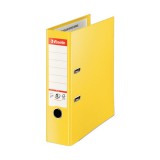 Iratrendezõ A4, 8cm, PP élvédõ sínnel, Esselte Standard Plus Vivida sárga