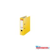 Iratrendezõ A4, 8cm, PP élvédõ sínnel, Esselte Standard Plus Vivida sárga