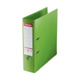 Iratrendezõ A4, 8cm, PP élvédõ sínnel, Esselte Standard Plus Vivida zöld