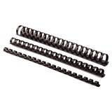 Iratspirál mûanyag FELLOWES 16mm fekete mûanyag spirál 101-120 lap 100 darabos