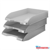 Irattálca műanyag 345, 345x255x65mm, Bluering®, szürke