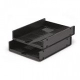 Irattálca, műanyag, DURABLE "Optimo", fekete